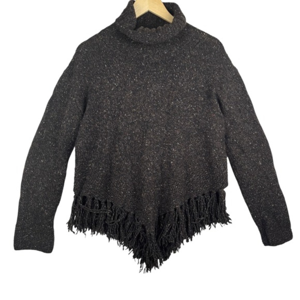 Christopher Fischer‎ Cashmere Wool Sweater Womens Size Large Rustic Fringe Boho